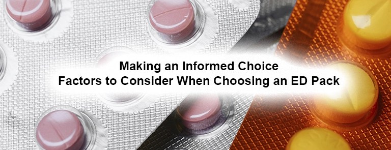 Making an Informed Choice: Factors to Consider When Choosing an Erectile Dysfunction (ED) Pack
