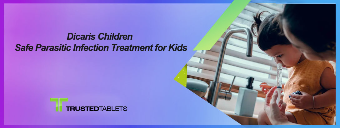 Dicaris Children - a safe and reliable treatment for parasitic infections in kids, ensuring their well-being.