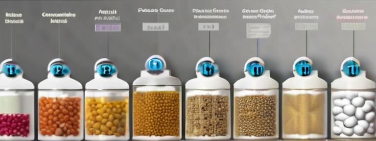Hyper-realistic macro shot of common allergen sources and aging timeline