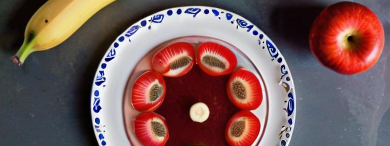 Petri dish with safe and permitted foods for gastritis and ulcers